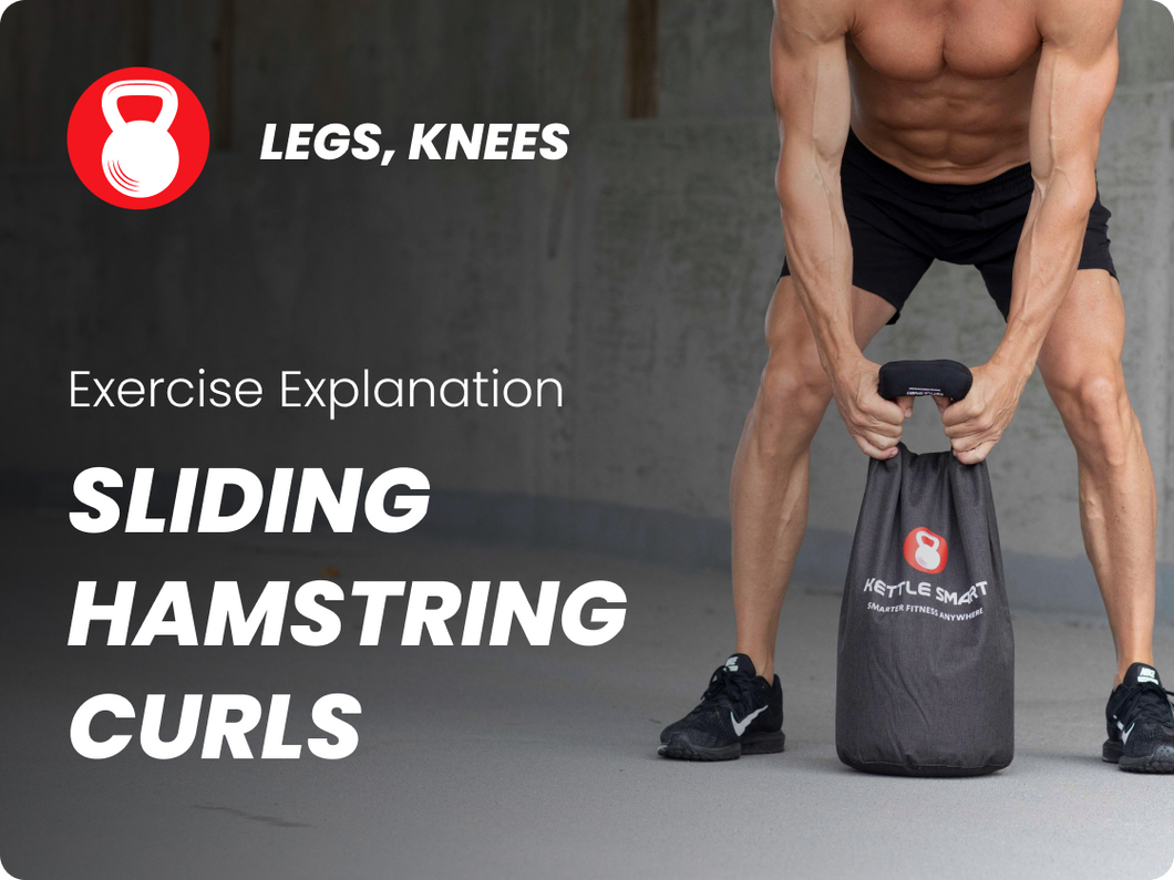 Sliding hamstring curls with Kettlesmart 66